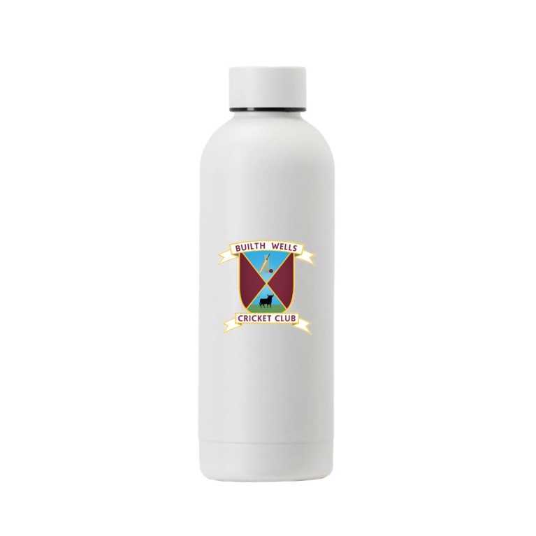 Builth Wells CC STAINLESS STEEL BOTTLE - 500ML