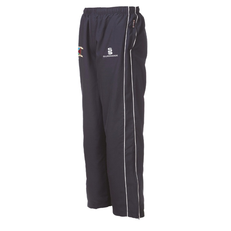 Builth Wells CC Classic Tracksuit Pant 3/4 Zip Length Navy Mens